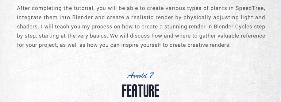 Arnold 7 基础课程