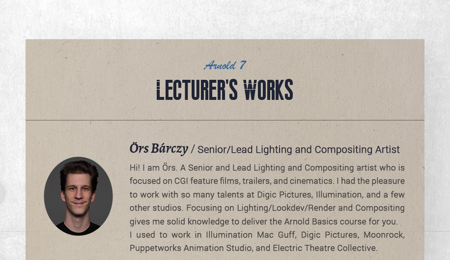 Arnold 7 基础课程