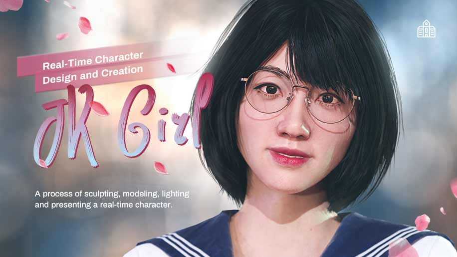 Real-Time Character Design and Creation- JK Girl