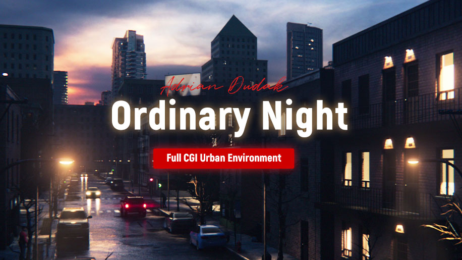 Full CGI Urban Environment- Ordinary Night