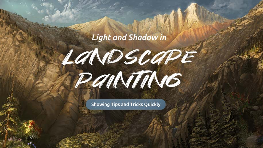 photoshop landscape painting tutorial