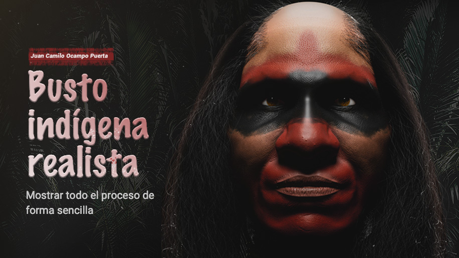 wingfox【Spanish】Realistic Indigenous Bust_Yiihuu.cc