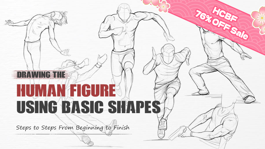 【76% OFF Sale!】Drawing the Human Figure Using Basic Shapes