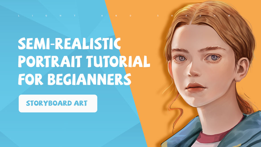 Wingfox Semi Realistic Portrait Step By Step Tutorial For Beginners 