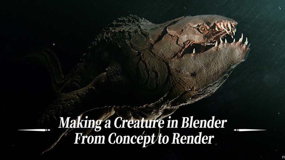 Making a Creature in Blender - From Concept to Render
