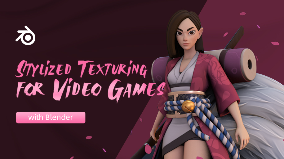 Stylized Texturing for Video Games with Blender