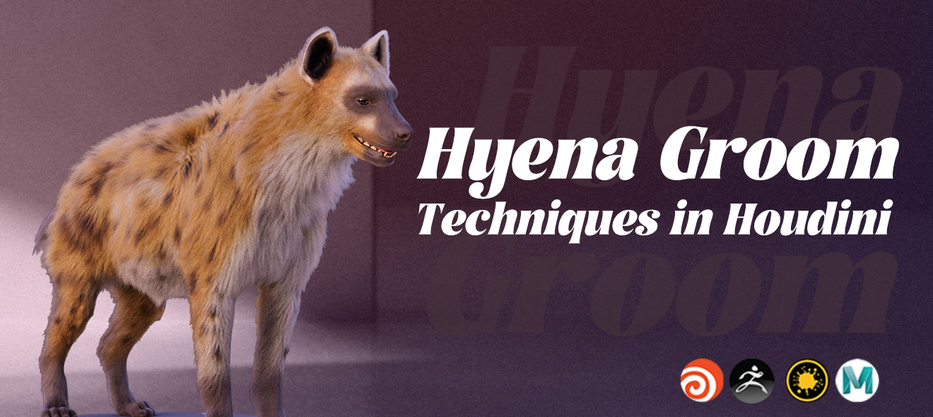 Hyena Groom Techniques in Houdini