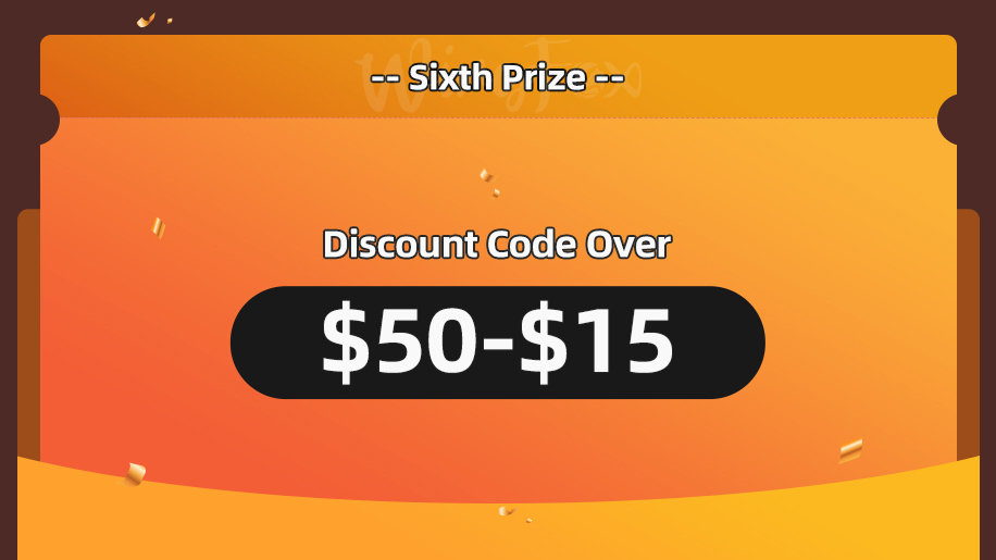 Discount Code Over $50-$15