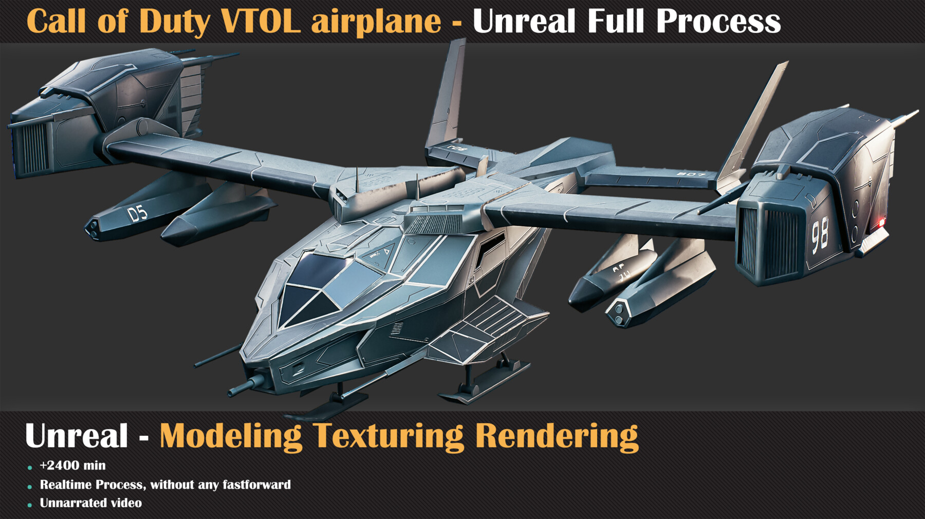 wingfox|Call Of Duty VTOL airplane - Unreal Tutorial_Yiihuu.cc