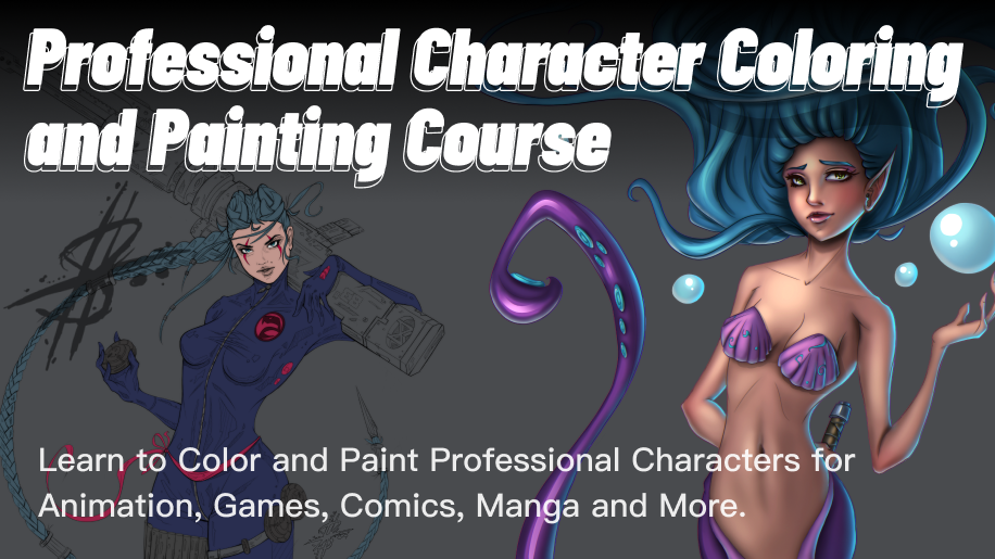 Professional Character Coloring and Painting Course