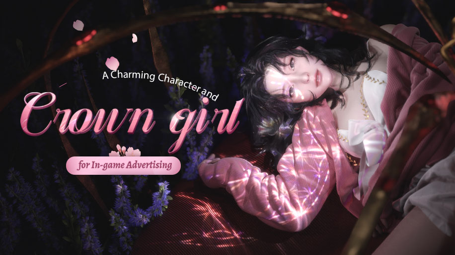 Crown Girl: A Charming Character and Scene Creation for In-game Advertising