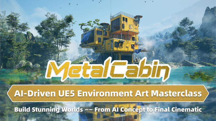 【Translation Fundraising】MetalCabin: AI-Driven UE5 Environment Art Masterclass