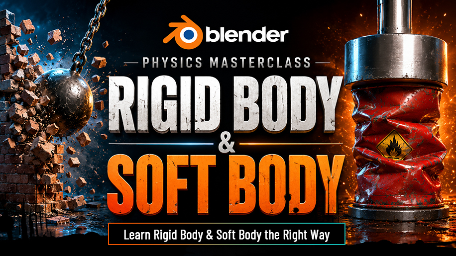 Blender Physics Masterclass: Rigid Body & Soft Body Simulation