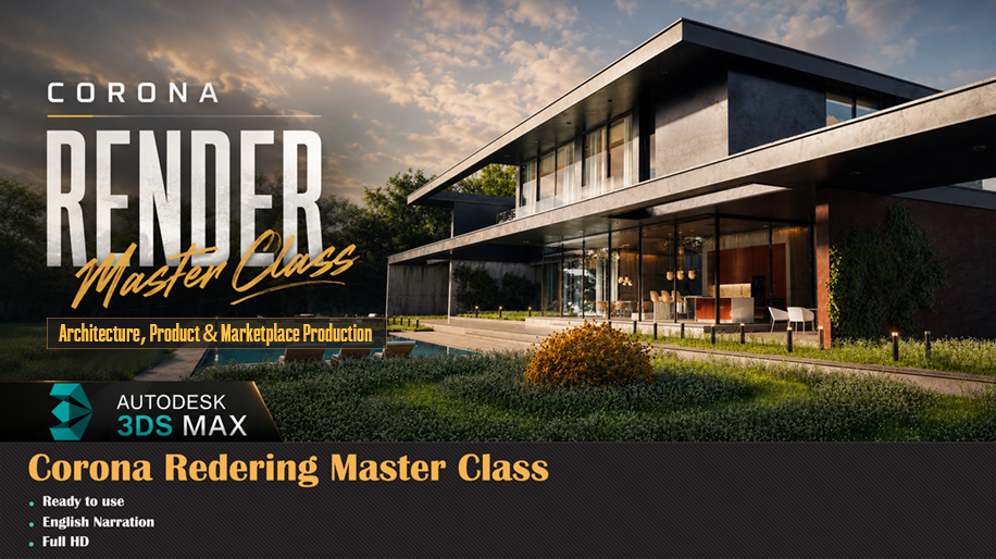 Master Corona Renderer — Architecture, Product & Marketplace Production